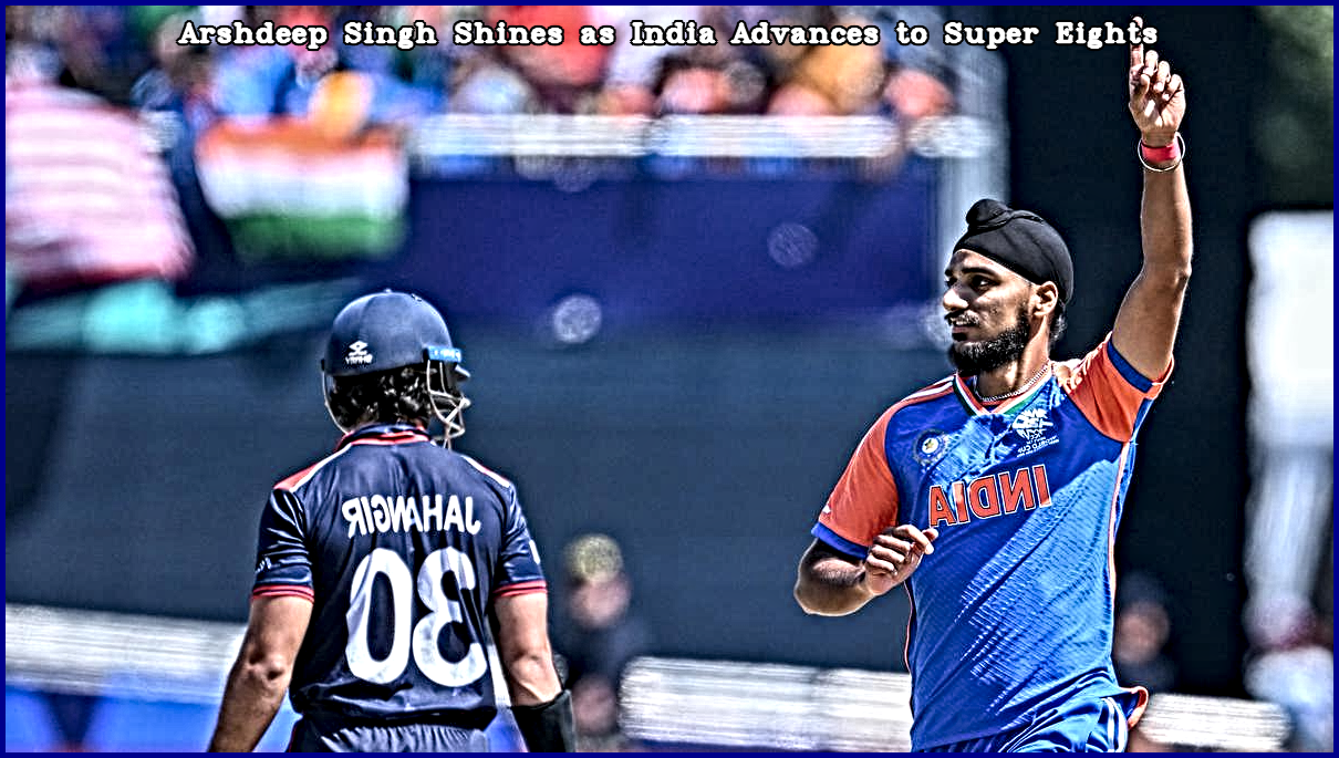 Arshdeep Singh Shines as India Advances to Super Eights