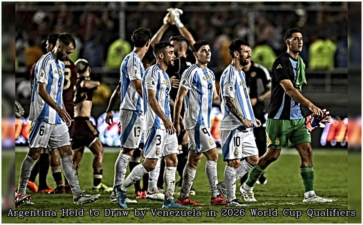 Argentina Held to Draw by Venezuela in 2026 World Cup Qualifiers