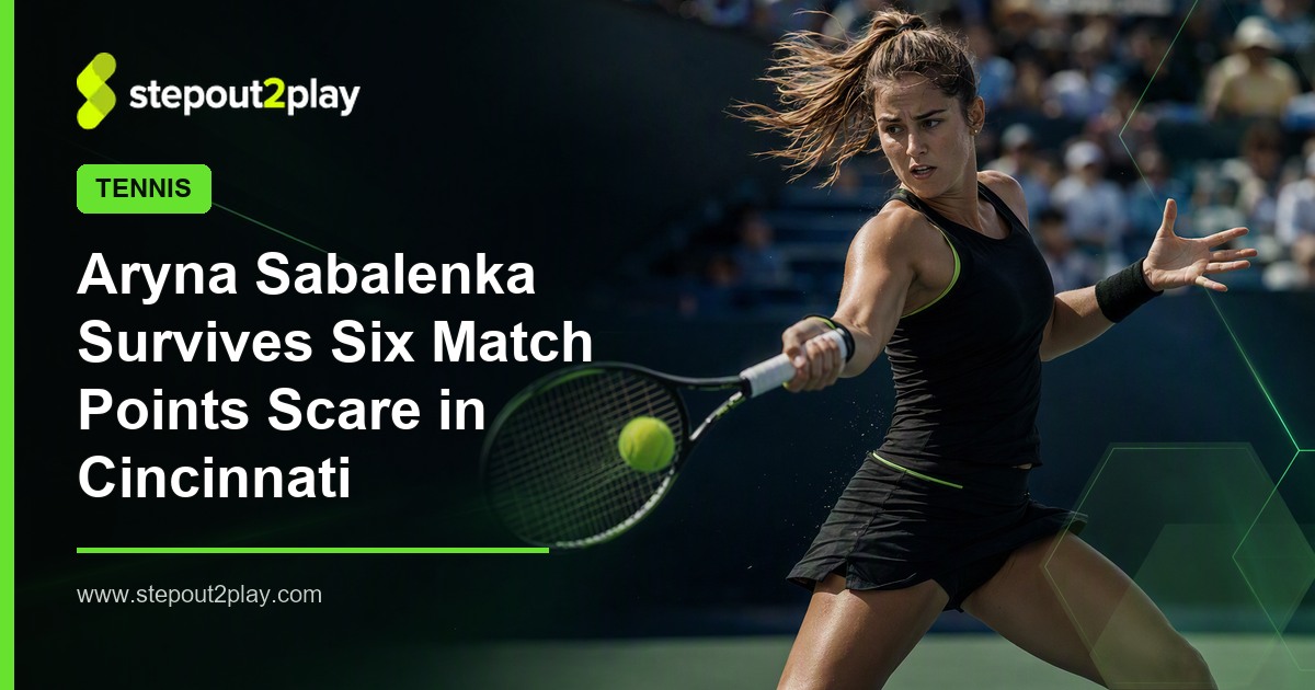 Cincinnati Masters and Aryna Sabalenka in Tennis action