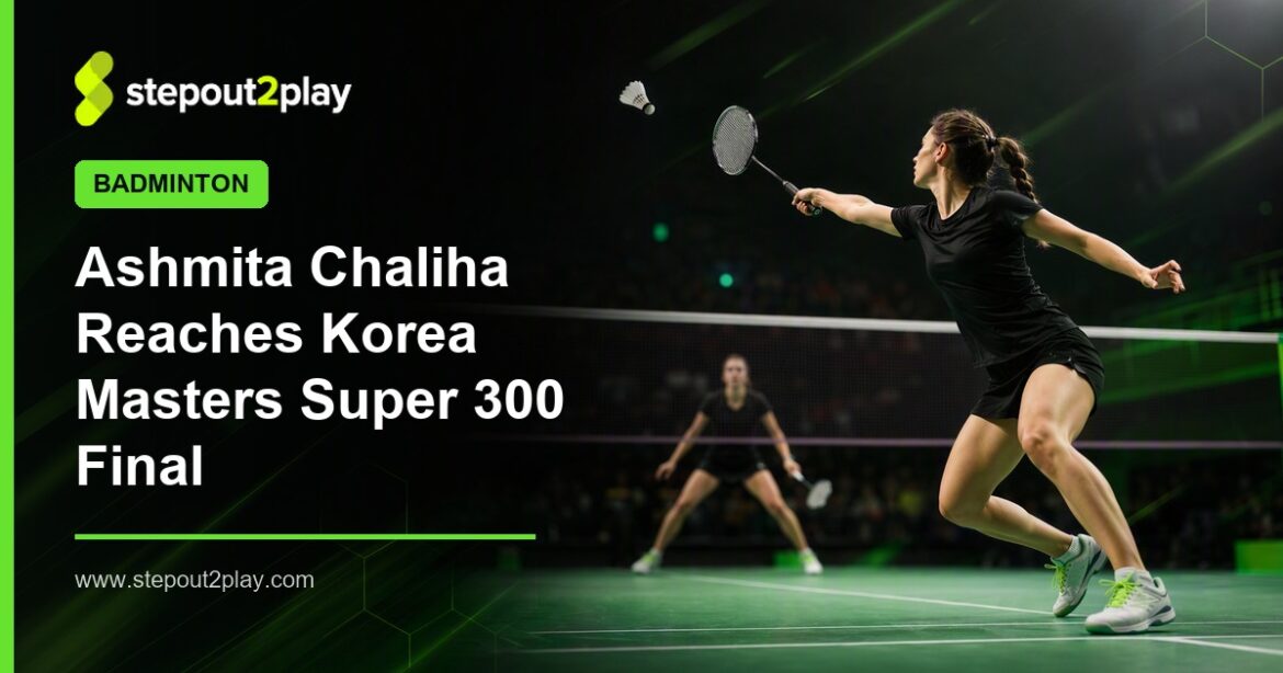 Korea Masters Super 300 and Ashmita Chaliha in Badminton action