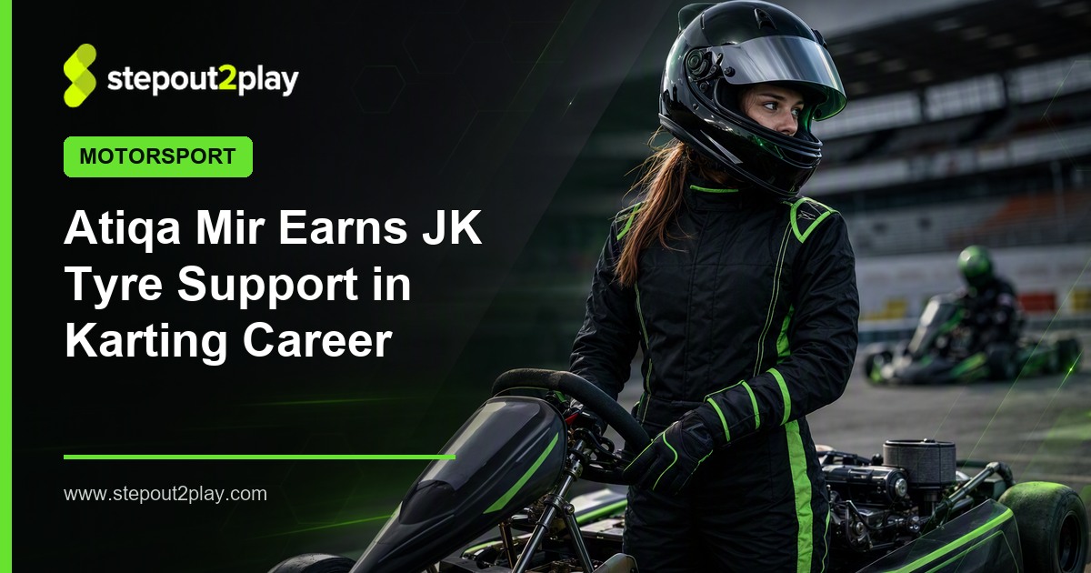 Atiqa Mir and JK Tyre in Motorsport action