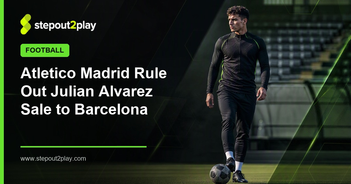 Atletico Madrid and Barcelona in Football action