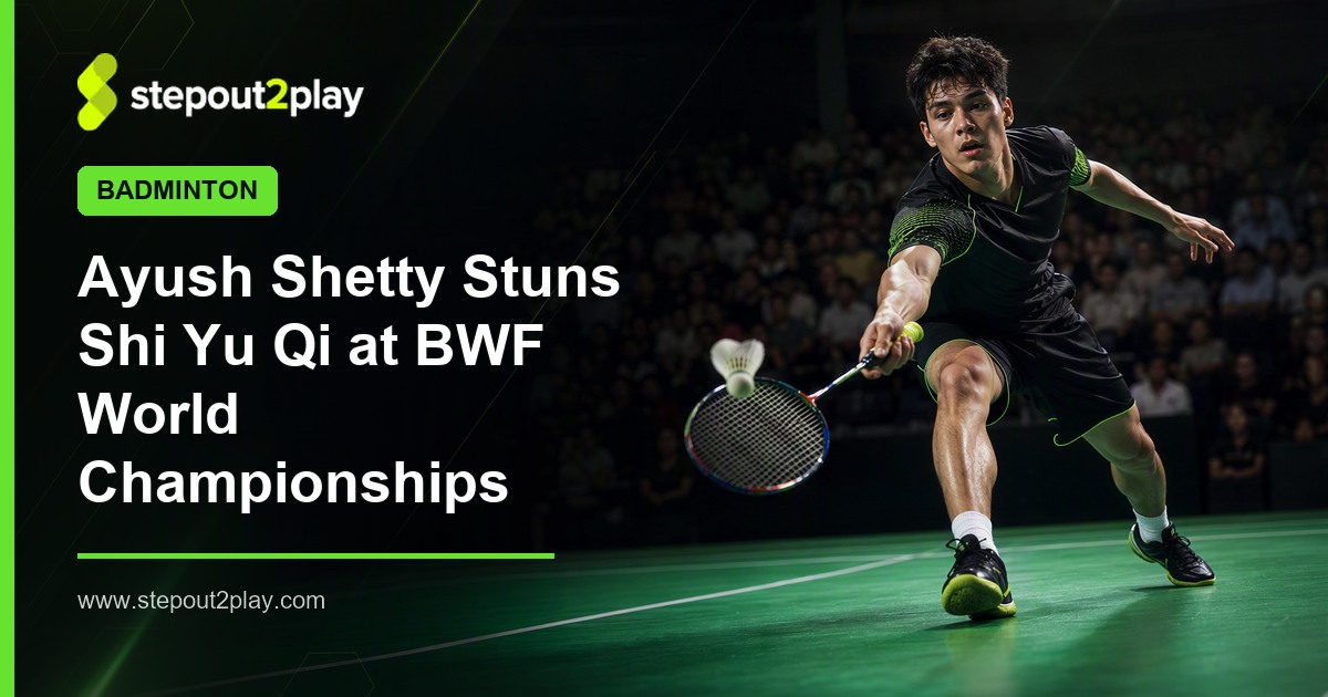 BWF World Championships 2026 and Ayush Shetty in Badminton action
