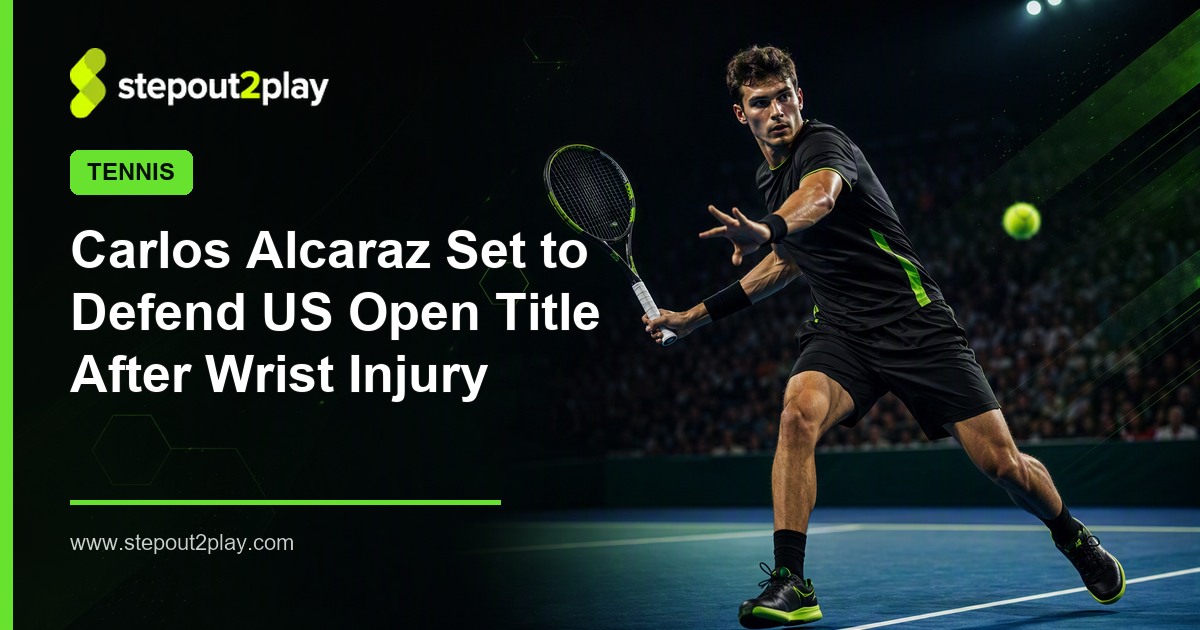 US Open and Carlos Alcaraz in Tennis action