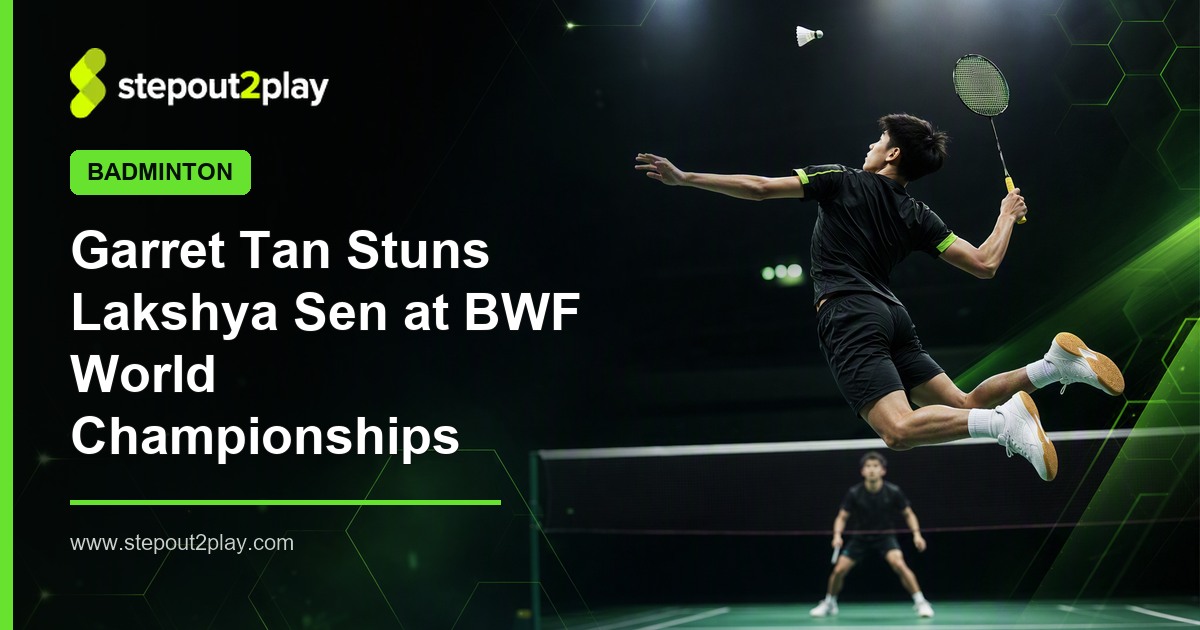 BWF World Championships 2026 and Garret Tan in Badminton action