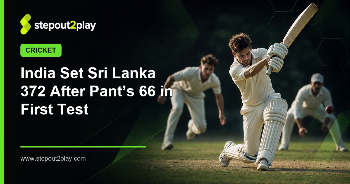 India and Sri Lanka in Cricket action