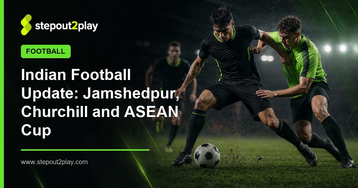 Indian Football and Jamshedpur FC in Football action