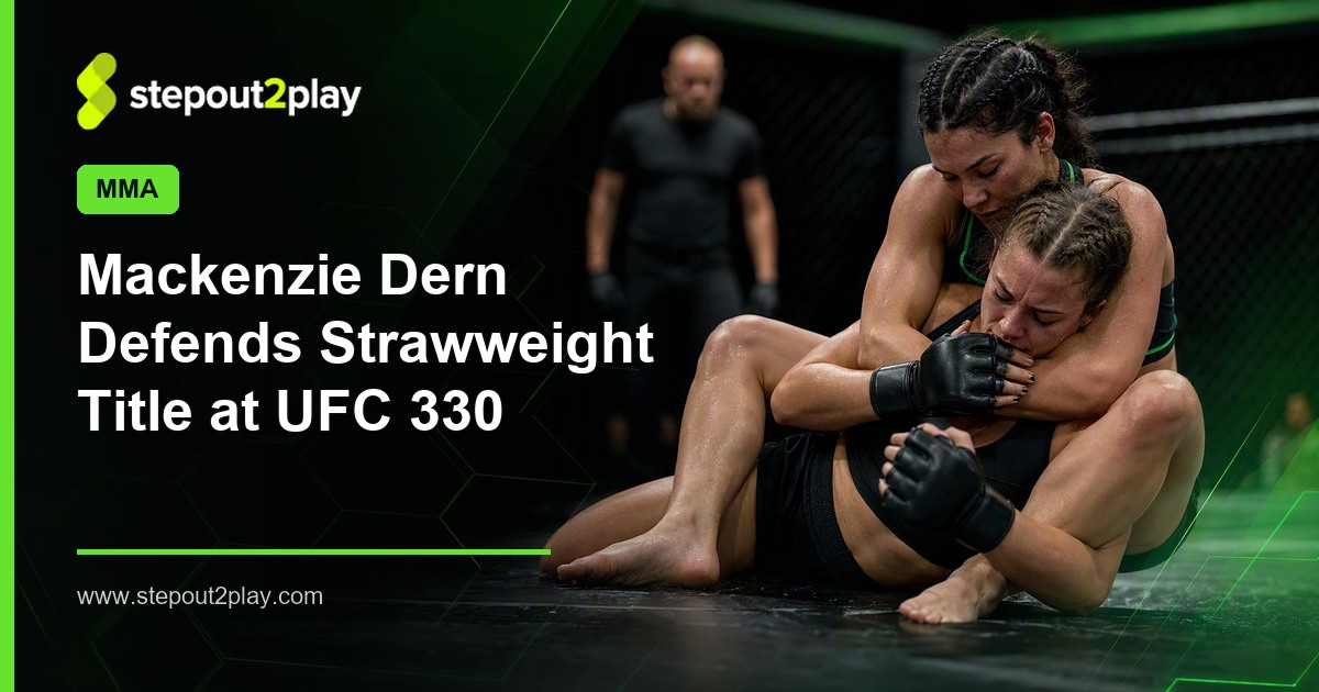 UFC 330 and Mackenzie Dern in MMA action
