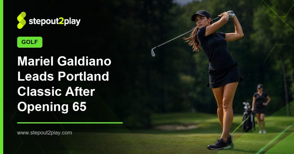 The Standard Portland Classic and Mariel Galdiano in Golf action
