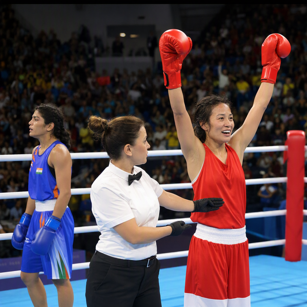 Commonwealth Games 2026 and Glasgow in Boxing action