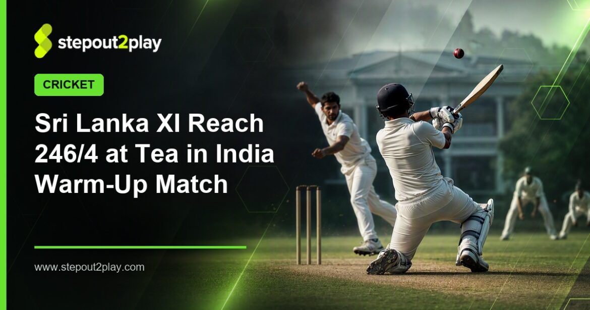 India and Sri Lanka XI in Cricket action