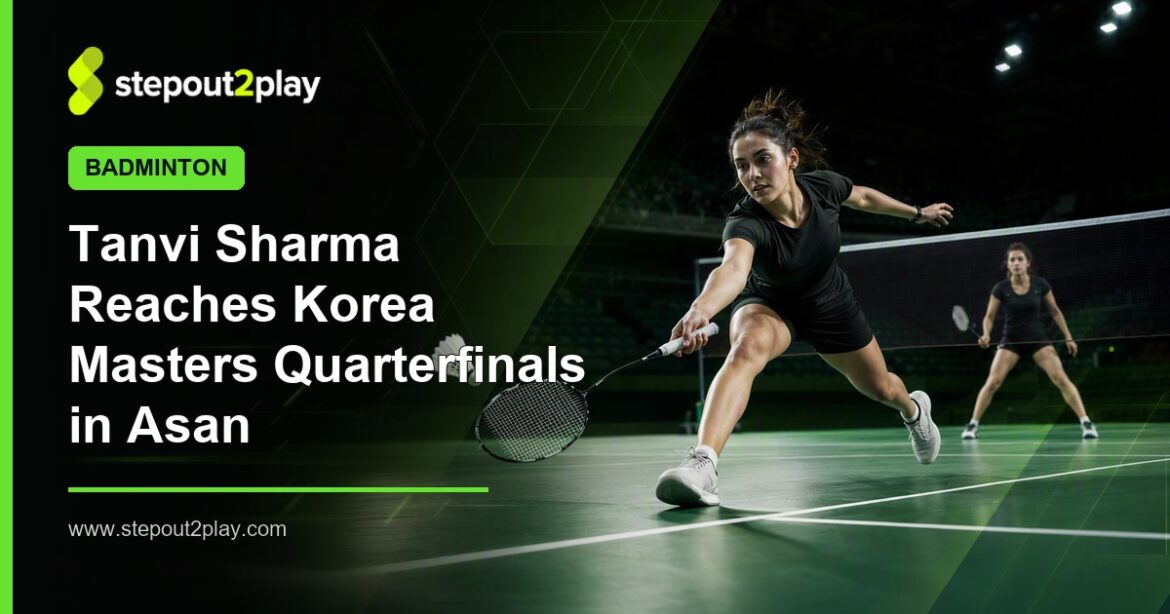 Korea Masters and Tanvi Sharma in Badminton action