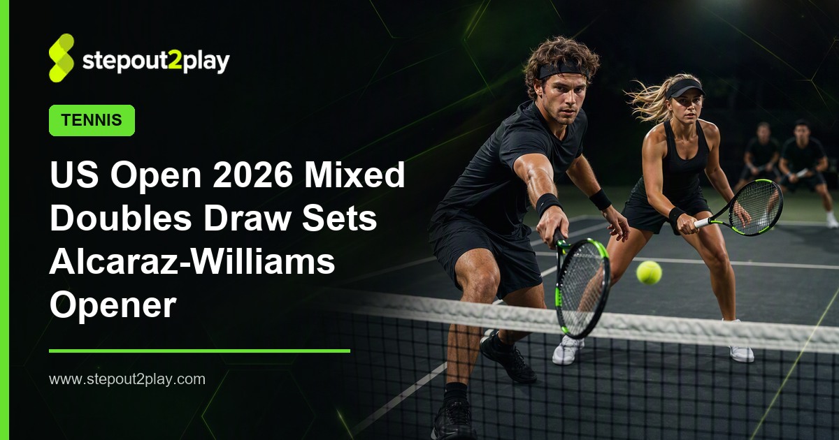 US Open 2026 Mixed Doubles and Carlos Alcaraz in Tennis action