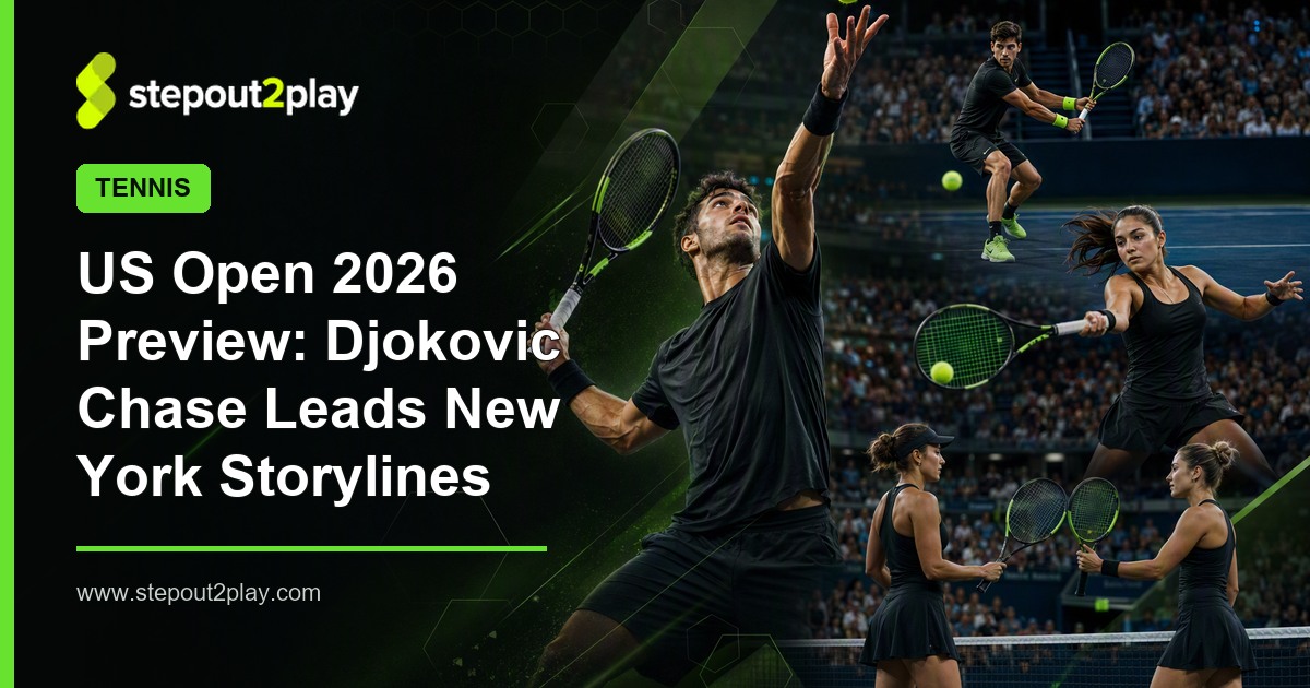 US Open 2026 and Novak Djokovic in Tennis action