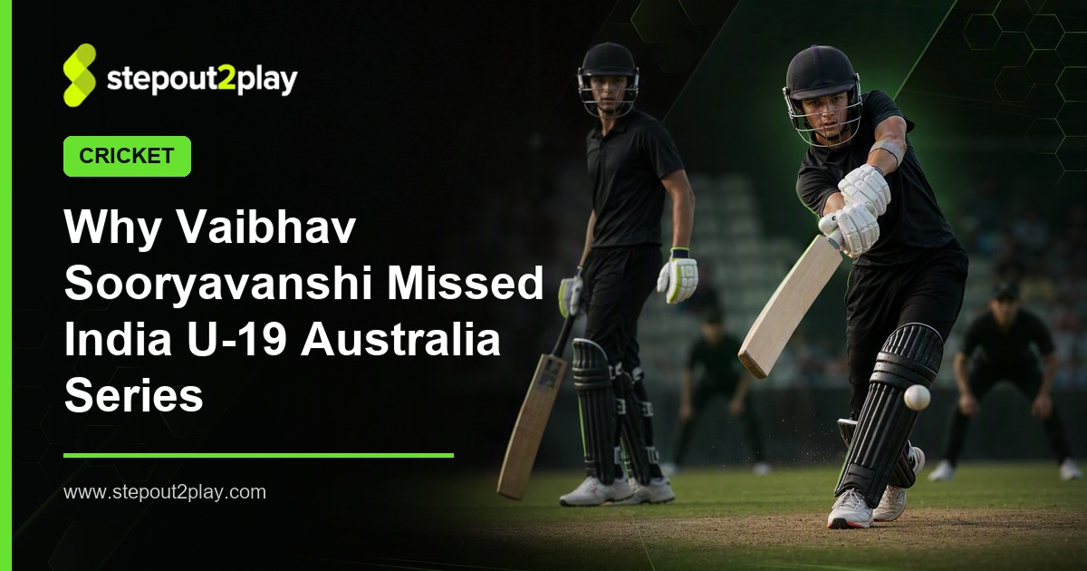 India U-19 and Australia U-19 in Cricket action
