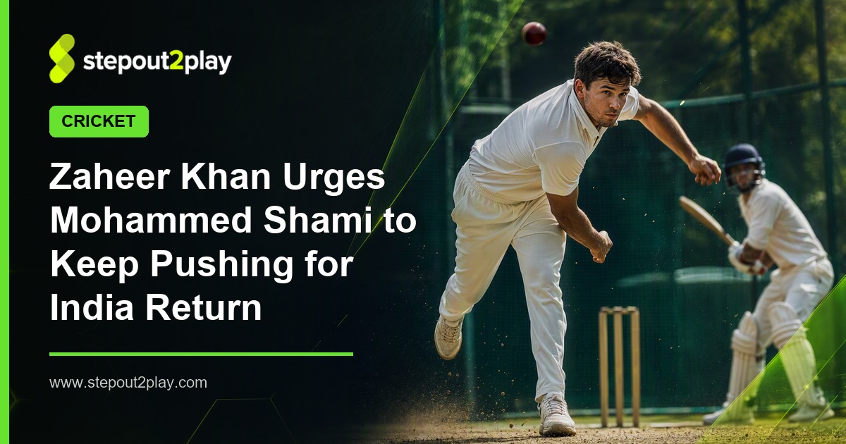 India Cricket Team and Mohammed Shami in Cricket action