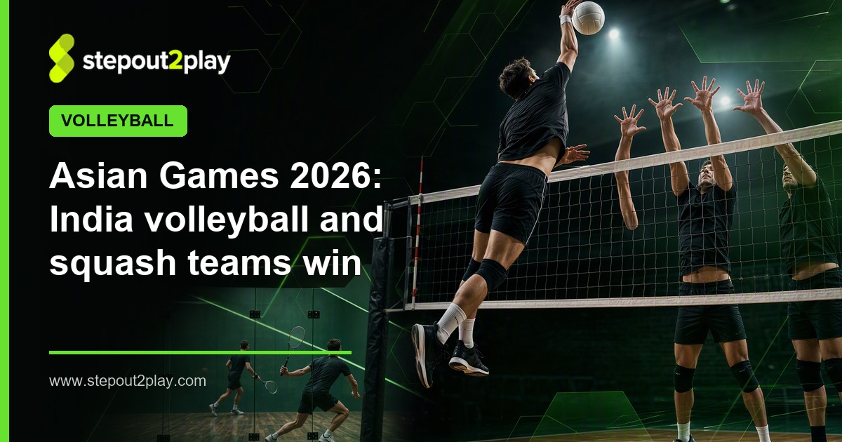 Asian Games 2026 and India Men's Volleyball Team in Volleyball action