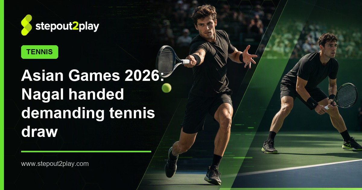 Asian Games 2026 and Sumit Nagal in Tennis action