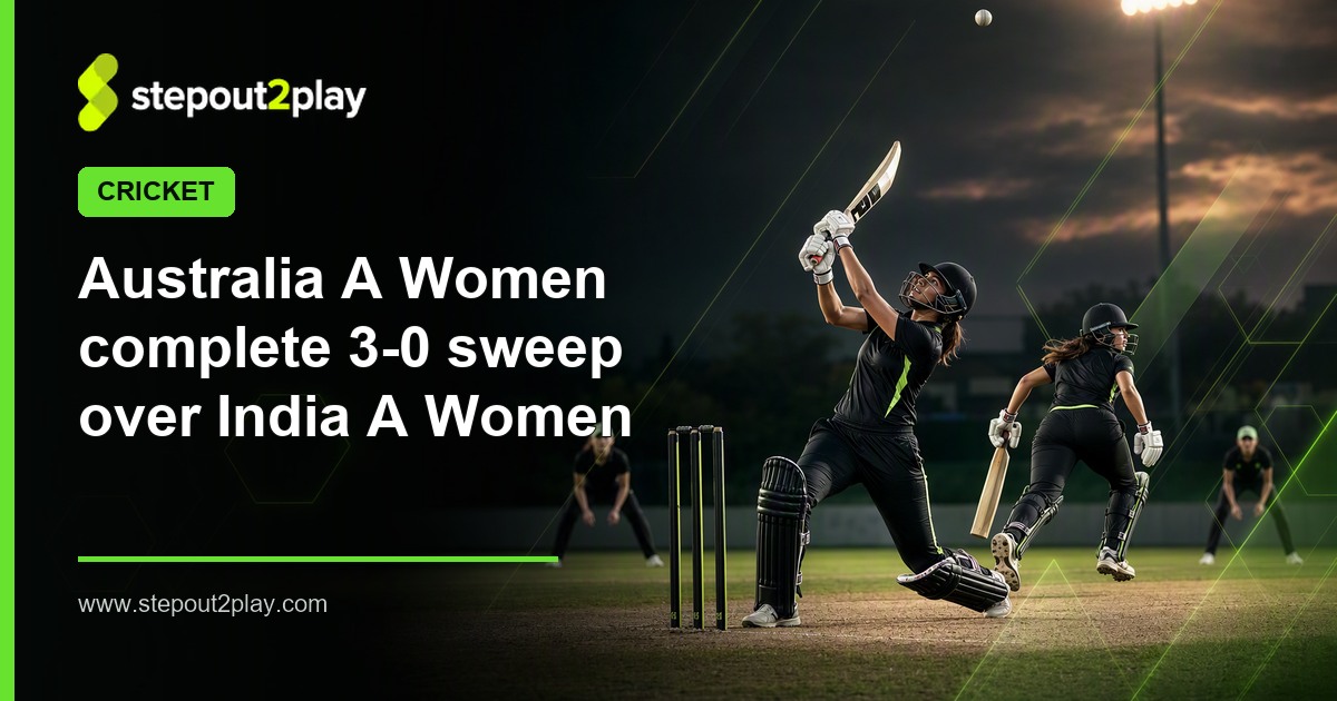 Australia A Women and India A Women in Cricket action