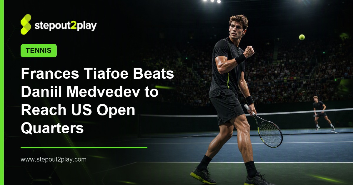US Open and Frances Tiafoe in Tennis action