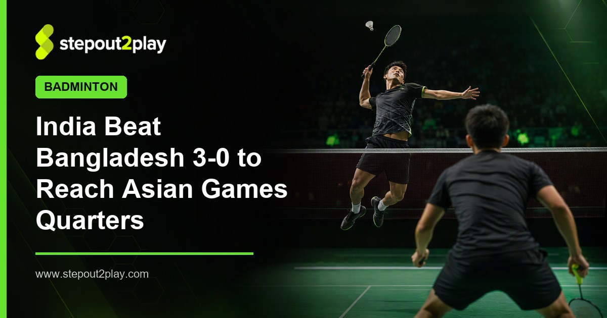 Asian Games 2026 and India in Badminton action