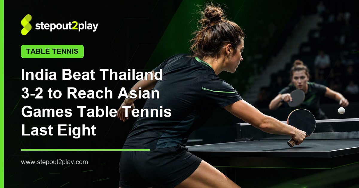 Asian Games 2026 and India in Table Tennis action