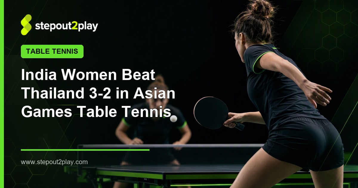 Asian Games and India Women's Table Tennis Team in Table Tennis action