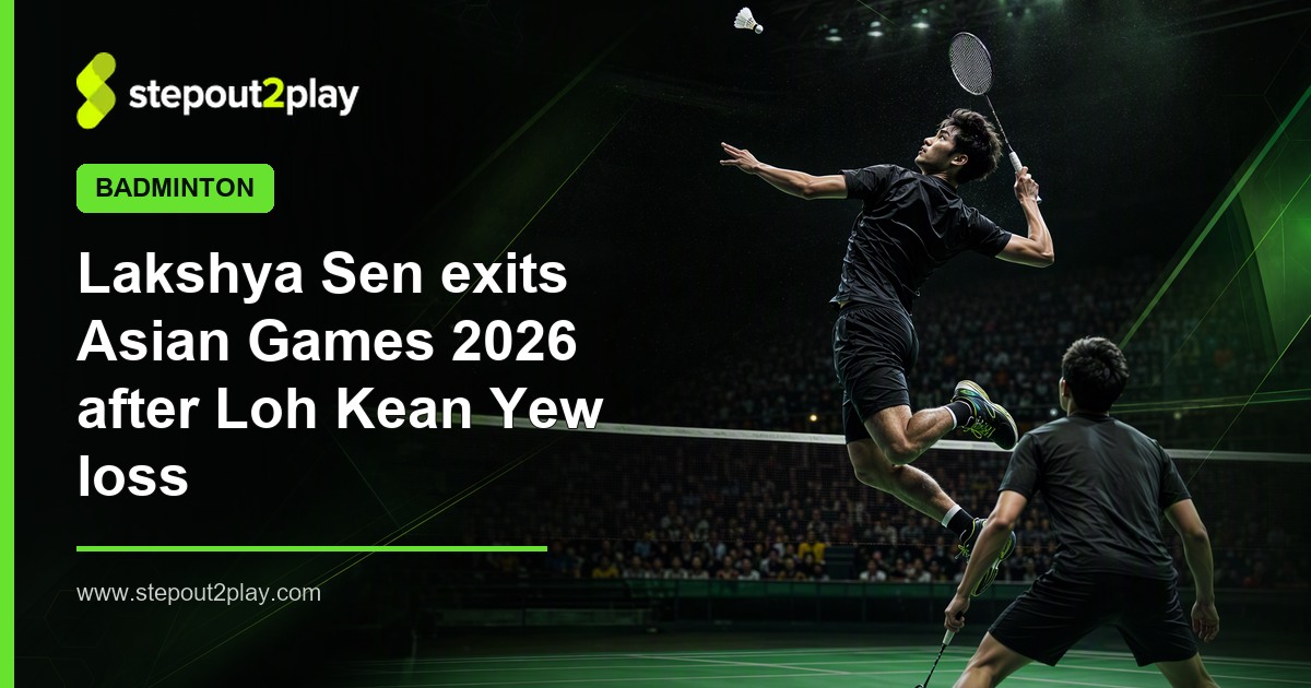 Asian Games 2026 and Lakshya Sen in Badminton action