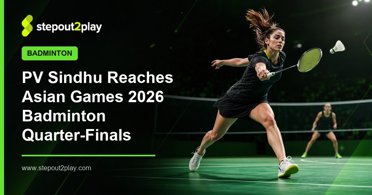 Asian Games 2026 and PV Sindhu in Badminton action