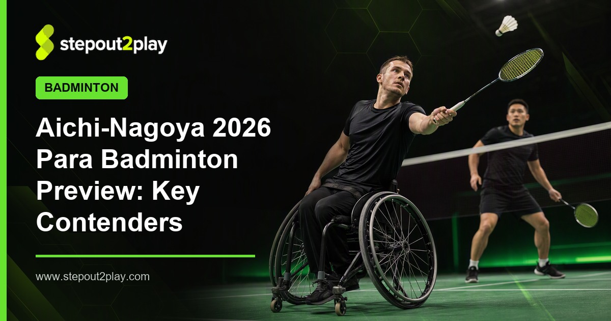 Aichi-Nagoya 2026 Asian Para Games and Para Badminton in Badminton action