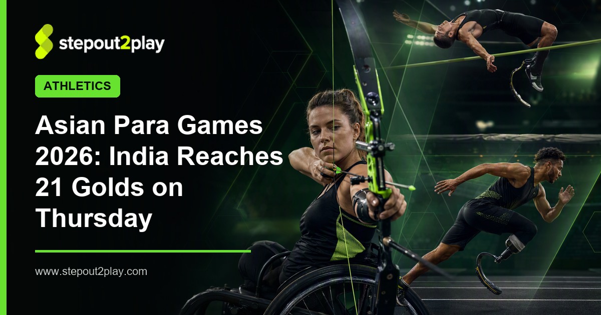 Asian Para Games 2026 and India in Athletics action