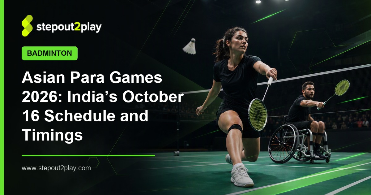 Asian Para Games 2026 and India in Badminton action