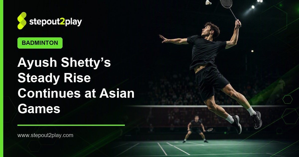 Ayush Shetty and 2026 Asian Games in Badminton action