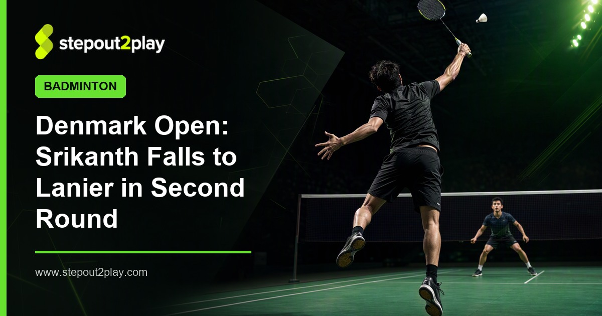 Denmark Open and Kidambi Srikanth in Badminton action