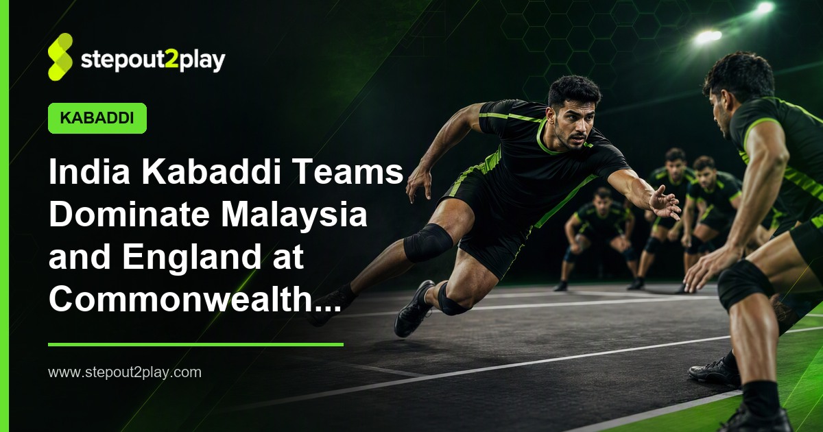 Commonwealth Championship and India Kabaddi in Kabaddi action