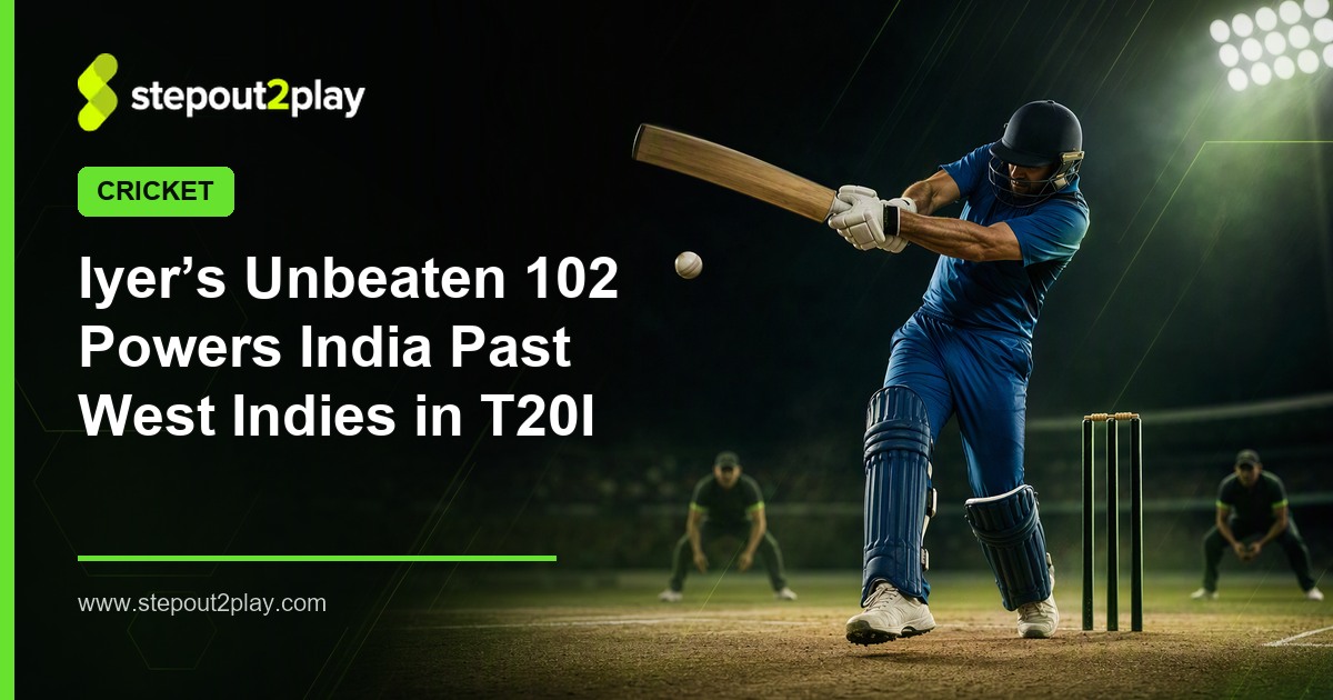India and West Indies in Cricket action