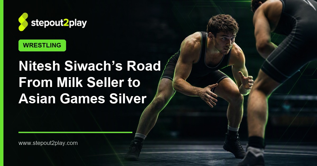 Nitesh Siwach and Asian Games in Wrestling action