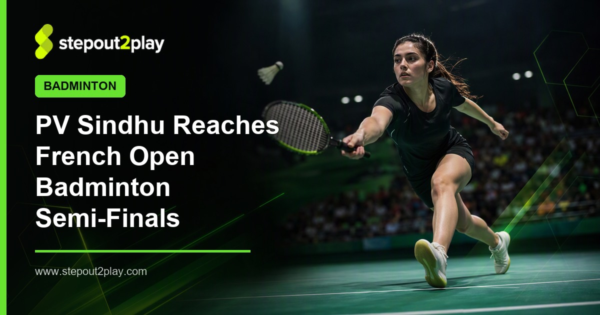 French Open Badminton and PV Sindhu in Badminton action