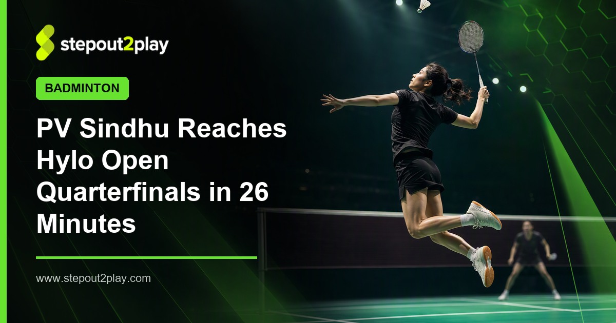 Hylo Open Super 500 and PV Sindhu in Badminton action