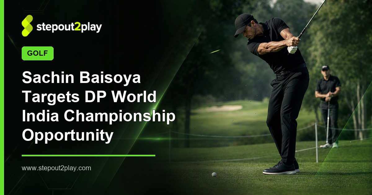 DP World India Championship and Sachin Baisoya in Golf action
