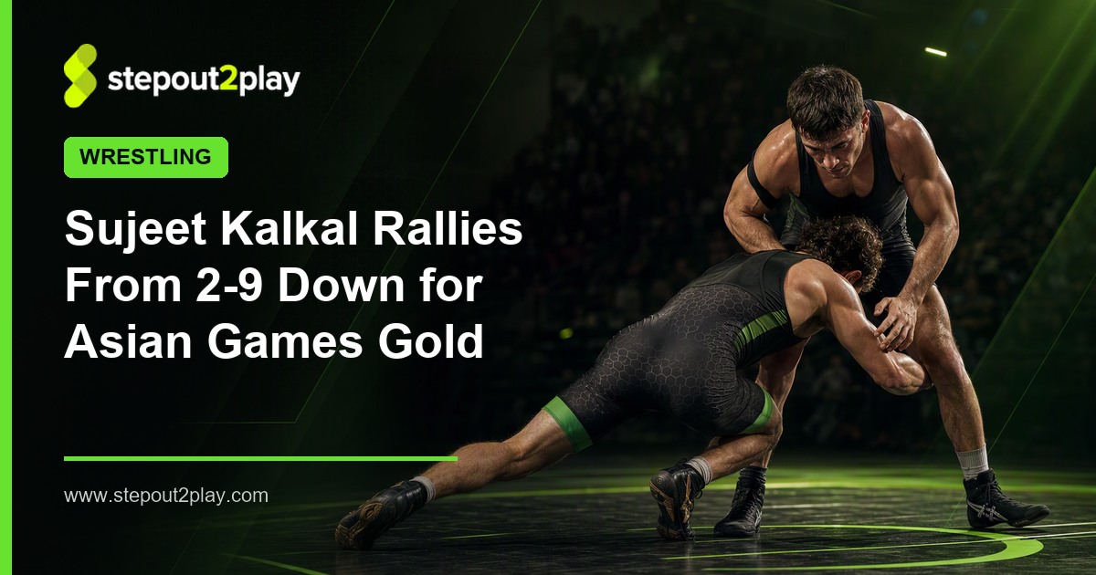 Asian Games and Sujeet Kalkal in Wrestling action